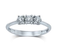 Anello Gazzola Gioielli Donna Riviera fanuk 50/50 in Oro bianco Diamante 0.04 Ct FROX5486-NG - FROX5486-NG